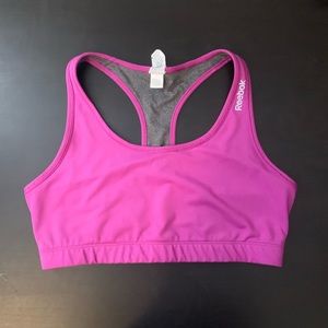 Purple sports bra